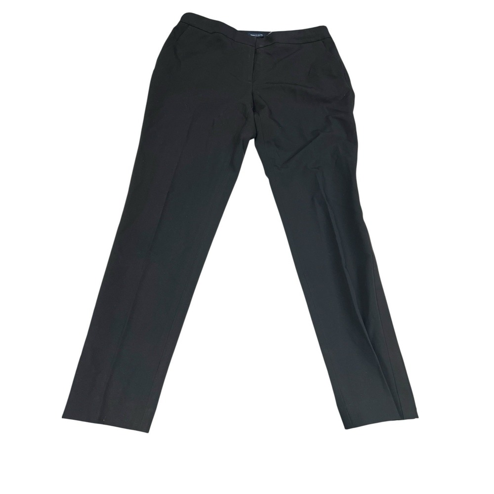 Tommy Hilfiger Black Slim Pant 30x27.5 Tuxedo style Slim leg Size 6